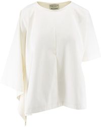 Silvia Serban - Asymmetrical Jersey Top - Lyst
