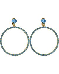 Vickisarge - The Large Hoop Earrings - Lyst