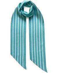 INGMARSON - Star Striped Silk Neck Scarf - Lyst