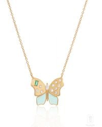 The Jewelz - Eraya Zest Butterfly Pendant - Lyst