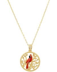 Kylie Harper - Cardinal Tree Of Life Pendant Necklace - Lyst
