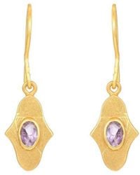 Opium Jewels - Birthstone Hamsa Drops - Lyst