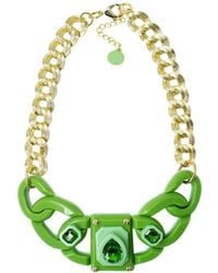 Gissa Bicalho - Handmade Acrylic Necklace Links And Stones - Lyst
