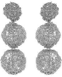 Lavish by Tricia Milaneze - All Spheres Trio Handmade Earrings - Lyst