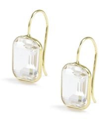 Hye Jane Jewelry - Small Gemma Clear Quartz Earrings - Lyst