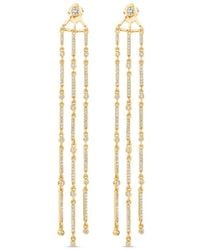 SALLY SKOUFIS - Interchangeable Minx Earring With Made Diamonds - Lyst