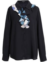 Smart and Joy - Flower Print Jabot Collar Blouse - Lyst