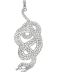 Zoe & Morgan - Lacy Snake Charm - Lyst