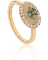The Jewelz - Eraya Balance Signet Ring For - Lyst