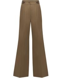 Tia Dorraine - Flared Trousers With Adjustable Waist - Lyst
