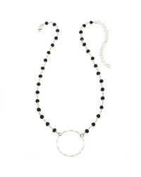 Heather Hawkins Jewelry - Large Hammered Circle Necklace - Lyst