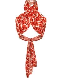 Lilamie - Bali Croessed Wrapped Summer Bustier Top - Lyst