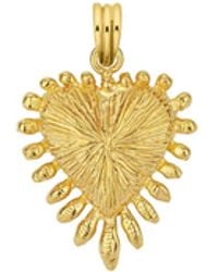 Zoe & Morgan - Heart Rays Charm - Lyst