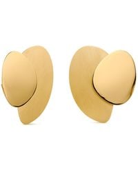 Joidart - Large Golden Earrings Eclipse - Lyst