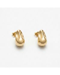 LINYA JEWELLERY - Amorphous Drop & Plated Earrings - Lyst