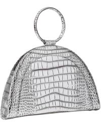 Laura Olaru - Fany Maxi Croco Leather Bag - Lyst