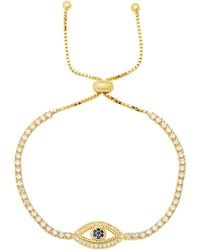 Kylie Harper - Evil Eye Adjustable Bracelet - Lyst