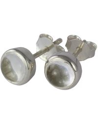 The Jewellery Store London - April Birthstone Stud Earrings – Crystal Gemstone - Lyst