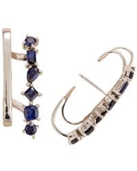 Juvetti - Serene Earrings With Sapphire Set - Lyst
