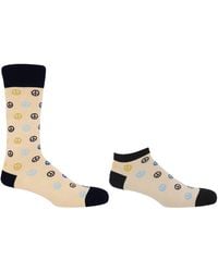 Peper Harow - Made in England - Neutrals Peace Luxury Crew & Trainer Socks Bundle - Lyst