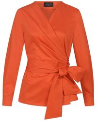 Marianna Déri - Wrap Blouse - Lyst