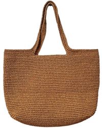Springmoonatelier - Handmade Raffia Summer Sun Shoulder And Handbag - Lyst
