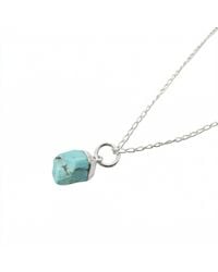 Sophelia - Raw December Birthstone Sterling Necklace - Lyst
