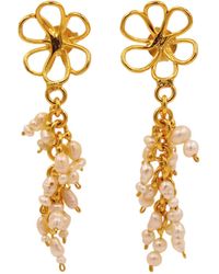 1610Istanbul - Palace Garden Floral Earrings - Lyst