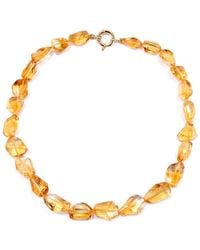 Mineralgems•Studio - Madeira Citrine Quartz Necklace - Lyst