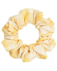 Cafide - Vichy Check Scrunchie Hair Tie, Noa - Lyst