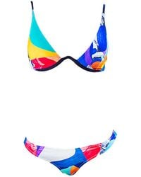 Aulala Paris - Aulala X Risbo Artistic Bikini Set - Lyst