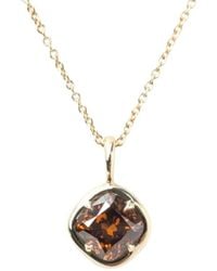 Rahul's Jewels - 1.34 Carat Genuine Diamond Cushion Solstice Pendant - Lyst