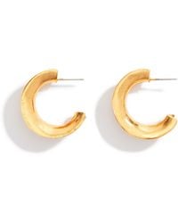 Lovard - Mini Carved Hoops - Lyst
