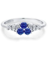 Azura Jewelry New York - Sapphire Of The Waterborn Ring Vermeil - Lyst
