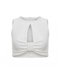 Maan Istanbul - Detailed Chest Back Zippered Bustier - Lyst