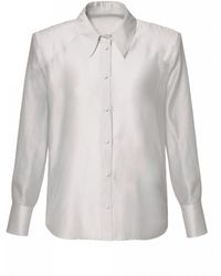 AGGI by HALEWSKI - Sarita Elegant Shirt With Long Sleeves - Lyst