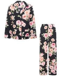 Kato - Colony Cabbage Rose Cotton Pajamas - Lyst