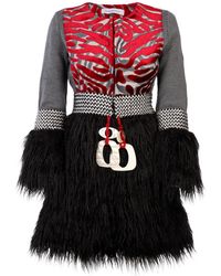 The Extreme Collection Double-sided Knit Coat Heritage - Gray