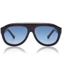 A.Kjærbede - Neutrals Rio Sunglasses Demi Tortoise - Lyst