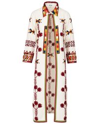 Antra Designs - The Snow Aztec Coat - Lyst