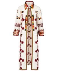 Antra Designs - The Snow Aztec Coat - Lyst