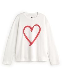 Thinking Mu - Heart Tape Emily Long-Sleeve T-Shirt - Lyst
