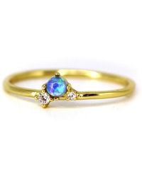 VicStoneNYC Fine Jewelry - Natural Opal And Diamond Ring - Lyst
