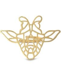 Meraki by Rashmi Bajaj - Giraffe Glow Plated Chunky Ring - Lyst