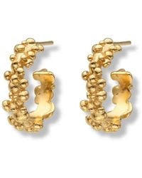 EVA REMENYI - Céleste Deux Small Hoop Earrings - Lyst