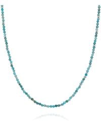 Nellou Jewellery - December Birthstone Orbit Necklace - Lyst