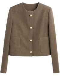 Stovaria - Merino Wool Jacket Skirt Set - Lyst