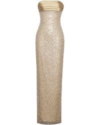 Michael Lo Sordo Alexandra Maxi Dress in Green | Lyst