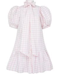 Lisa The Label - Le Jardin Plum Blossom Shirt Dress - Lyst
