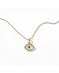 Heather Hawkins Jewelry - Evil Eye Pendant Ball Chain Necklace - Lyst